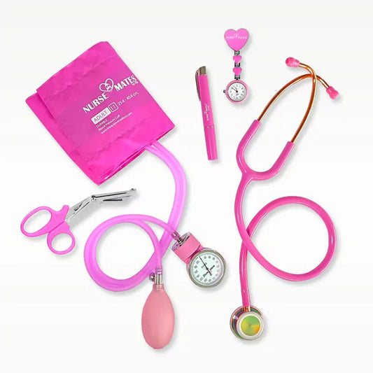 KIT TENSIÓMETRO + ESTETOSCOPIO CLINICO DUAL NURSE MATE
