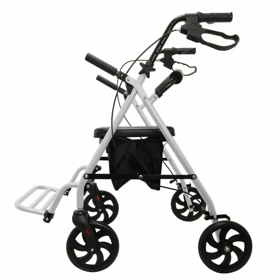 Caminador de acero y plata