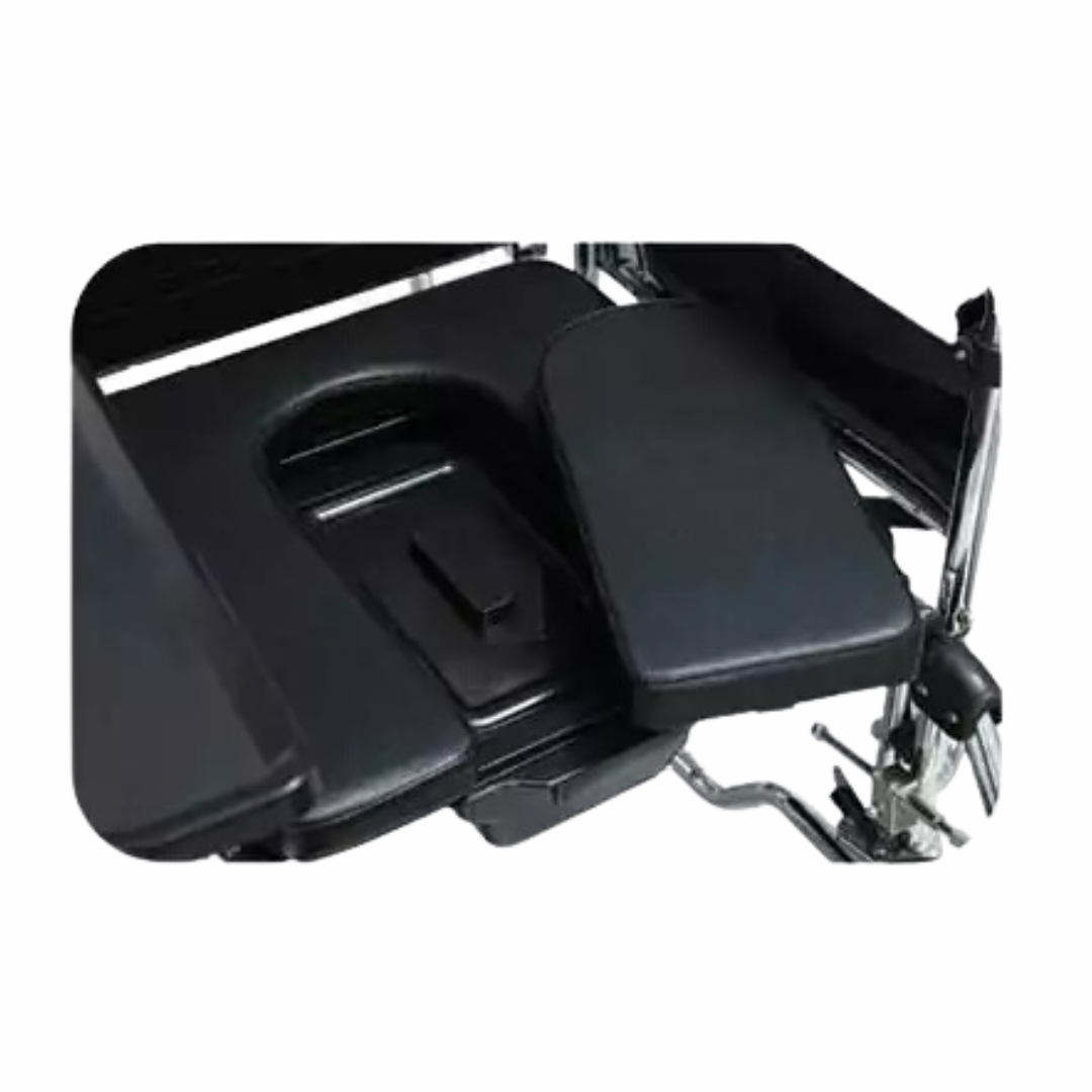 Silla de Ruedas Reclinable con Inodoro, k&I