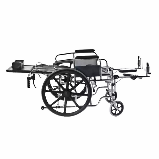 Silla de Ruedas Reclinable con Inodoro, k&I